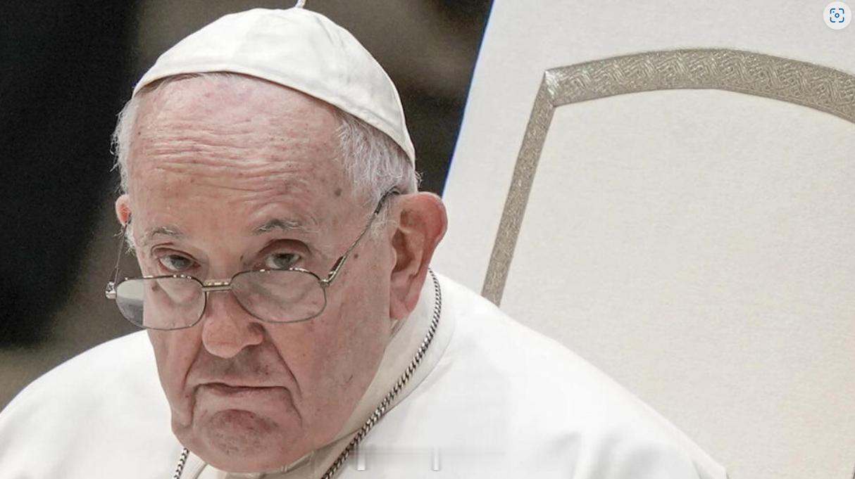 罗马天主教教皇方济各（Pope Francis）近日接受媒体专访时表示：乌克兰应