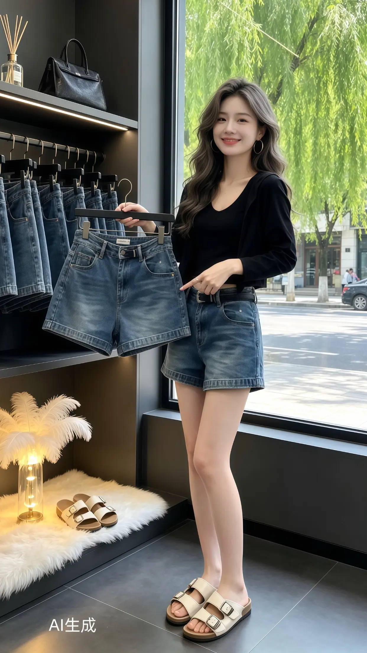 女生不费力的夏季穿搭 适合小个子女生的短裤 入夏穿搭越简单越好看 高颜...