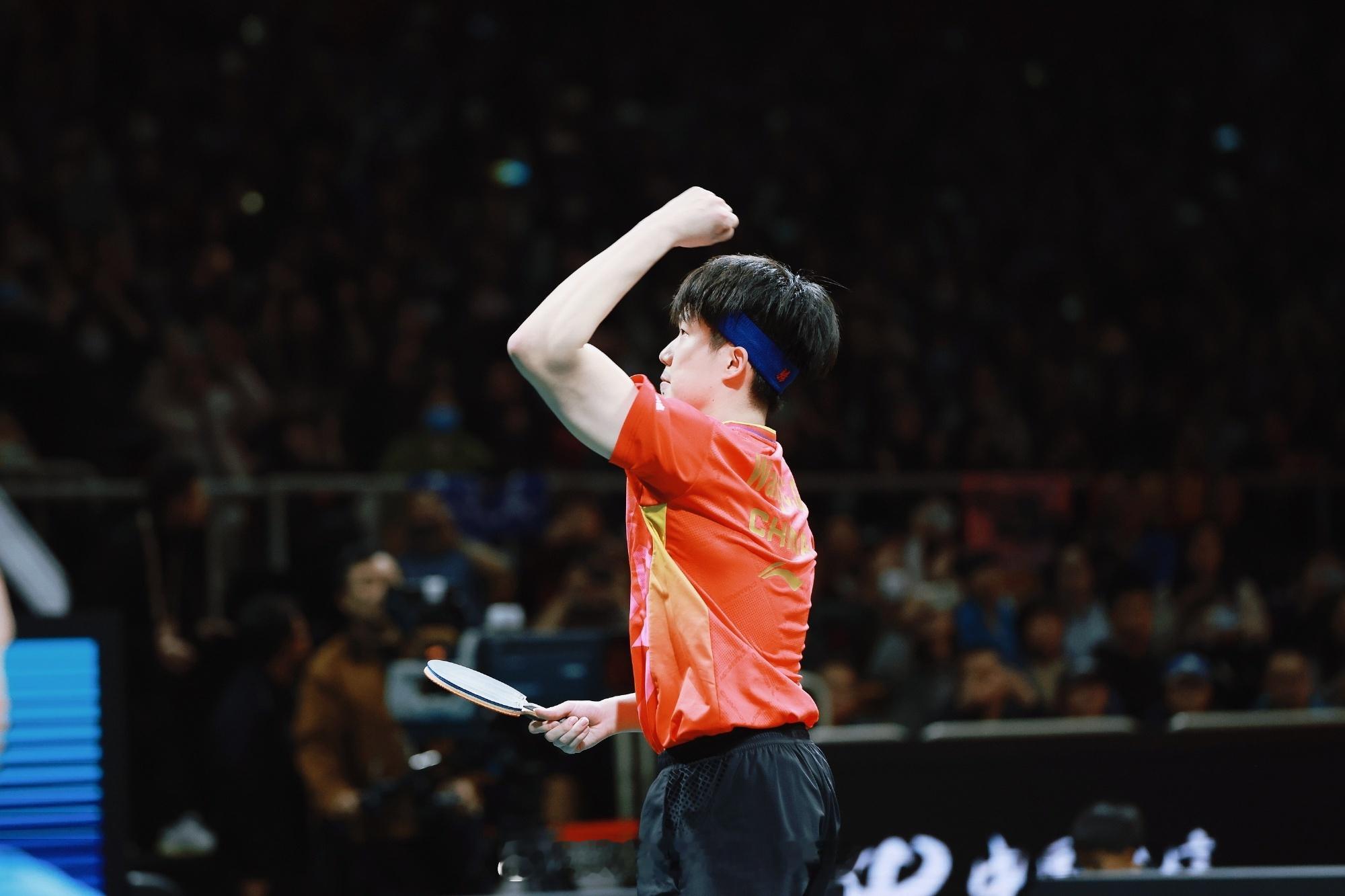 王楚钦[超话]   wcq 王楚钦说一上来战术打得很顺利 🦁 王楚钦加油  弄