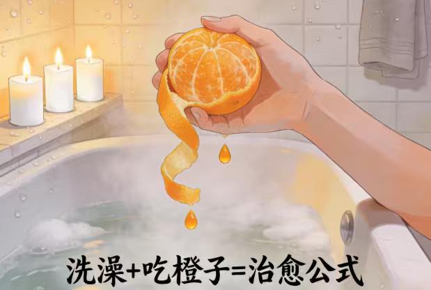 洗澡吃橙子：让水蒸气激发橙香，一场价值百万的感官革命悄然兴起
氤氲水汽中，手指破