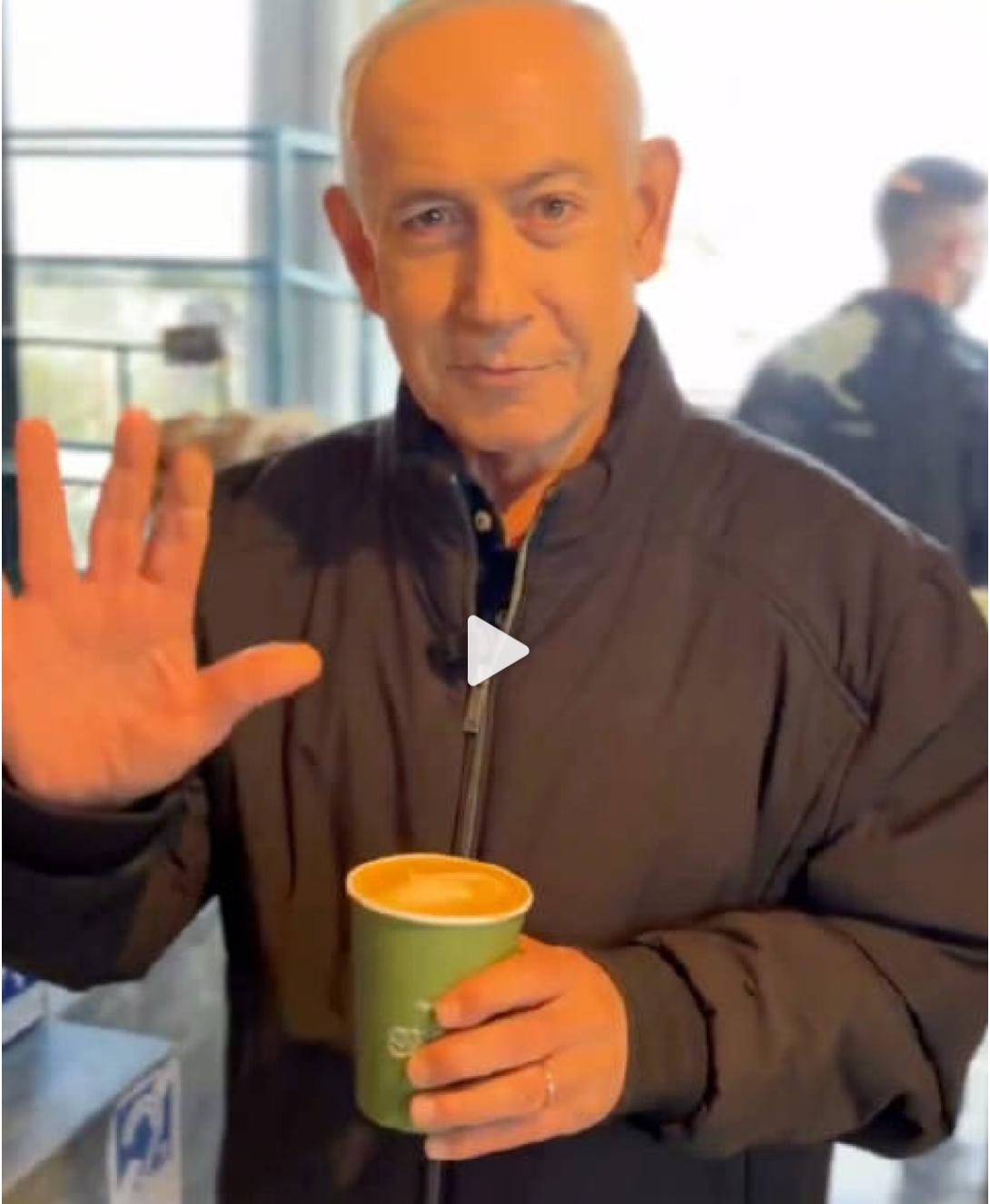 内塔尼亚胡出来辟谣了！

3月15日，内塔尼亚胡在社交媒体最新发布一条视频，现身