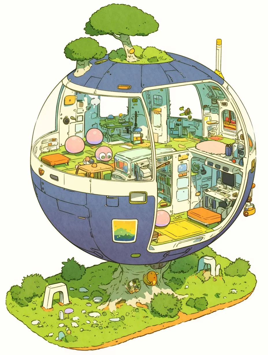 嫁接UFO树屋