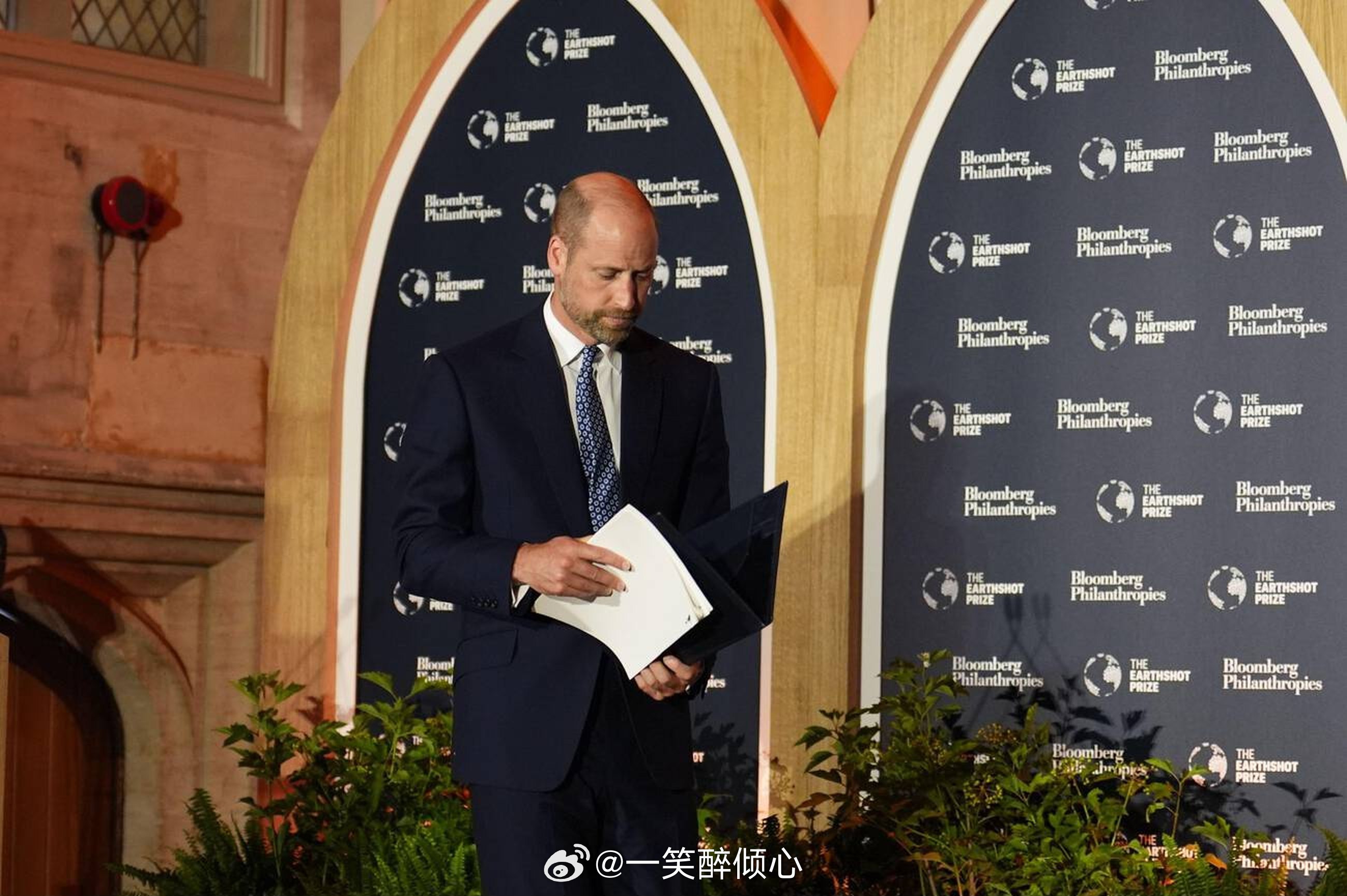 威廉王子  正值伦敦气候行动周，今天威廉王储在伦敦市政厅参加The Earths