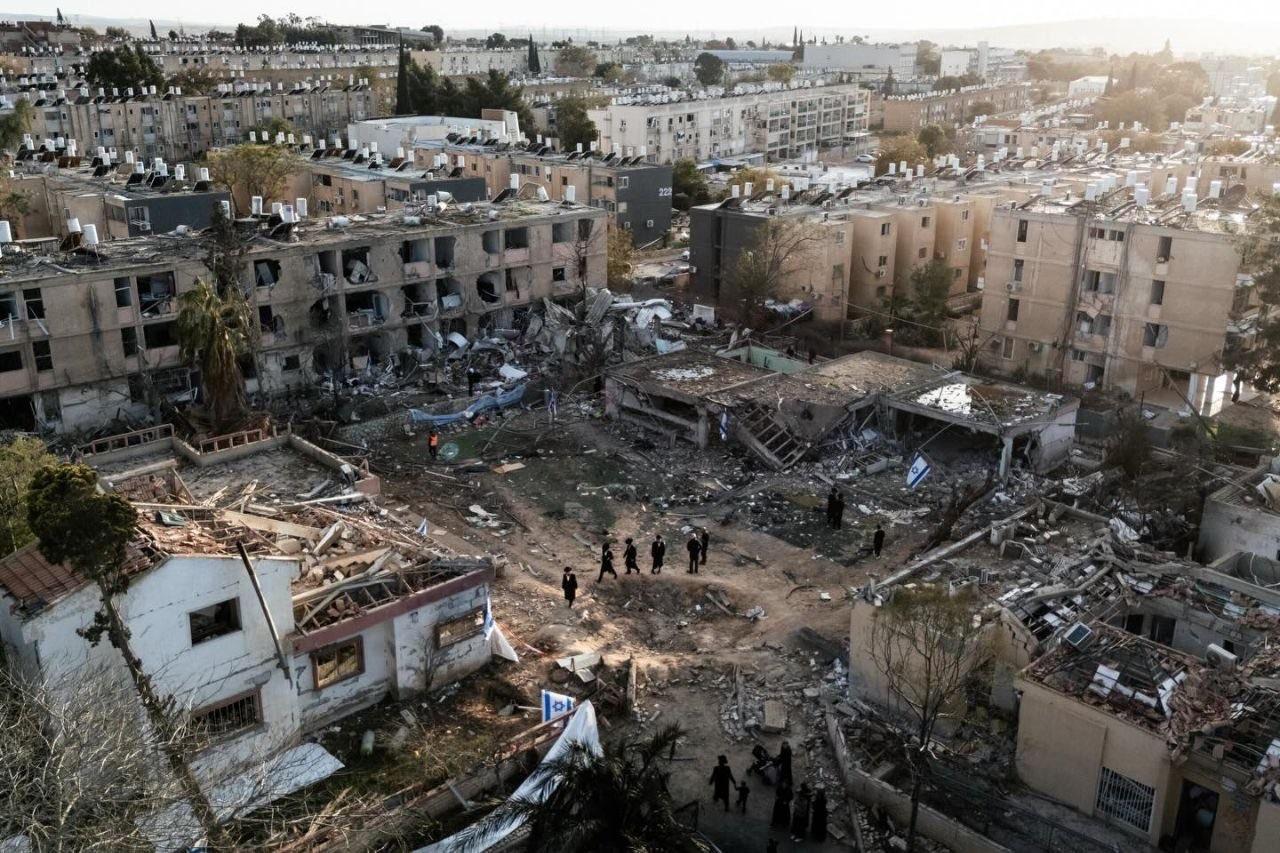 2026年3月21日伊朗弹道导弹袭击以色列迪莫纳（Dimona）所造成的严重破坏