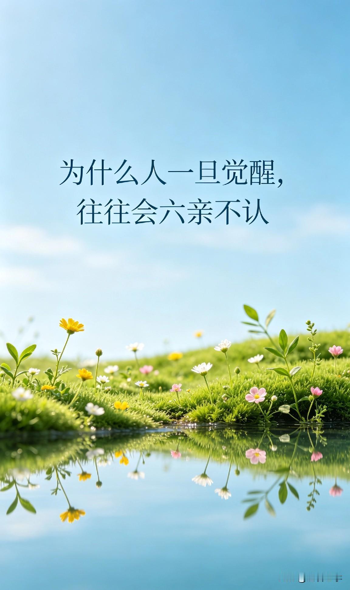 为什么人一旦觉醒，往往会六亲不认

一位修行多年的禅师说：“觉醒的人，不是变得冷