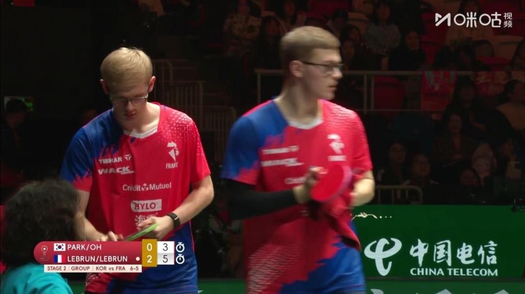 法国队决胜盘、决胜局、两分憾负韩国队！

法国男队强，女队弱！
力量不均衡，这是
