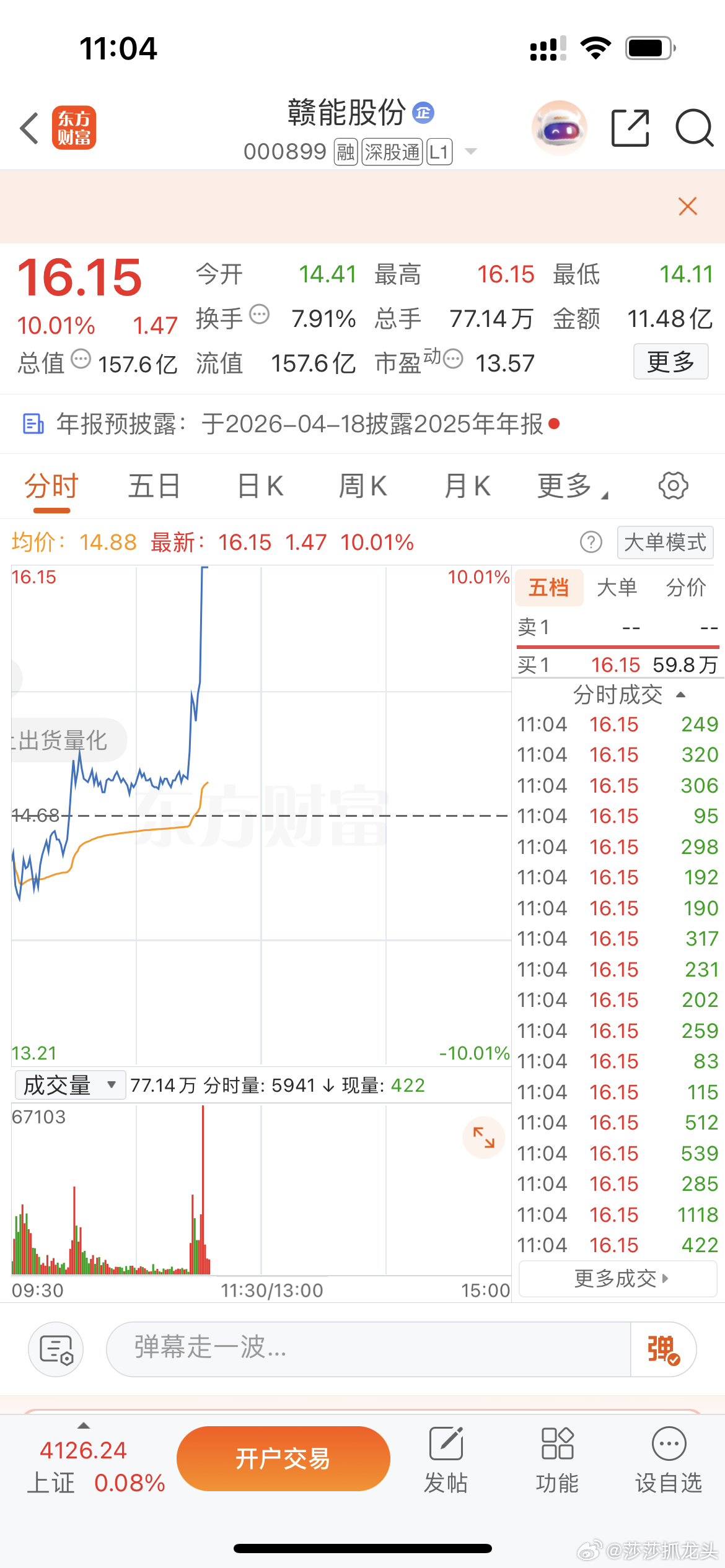 赣能股份为何你要板！哎！痛苦面具带着了