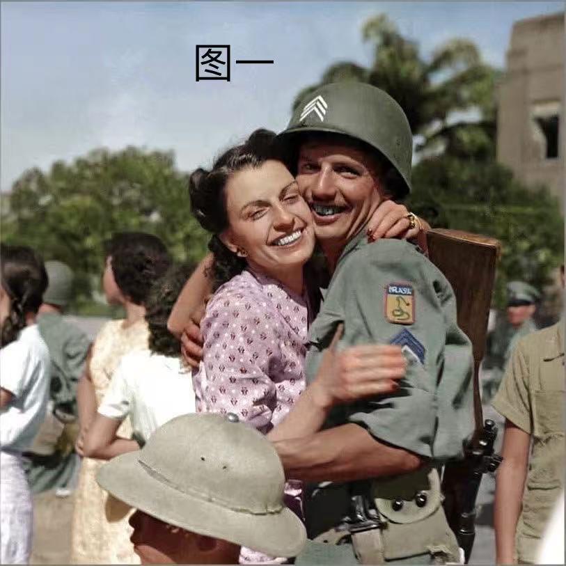 大家甄别得出下图士兵都隶属于二战哪国军队不？（难度指数4颗星）

图一：该国军队