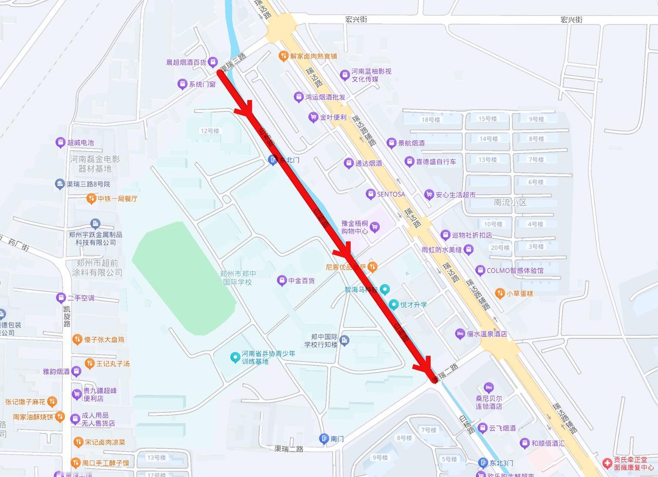 郑州高新区首条单行道公示，明天开始实施！
郑州高新区首条单行道正式公示，市民出行