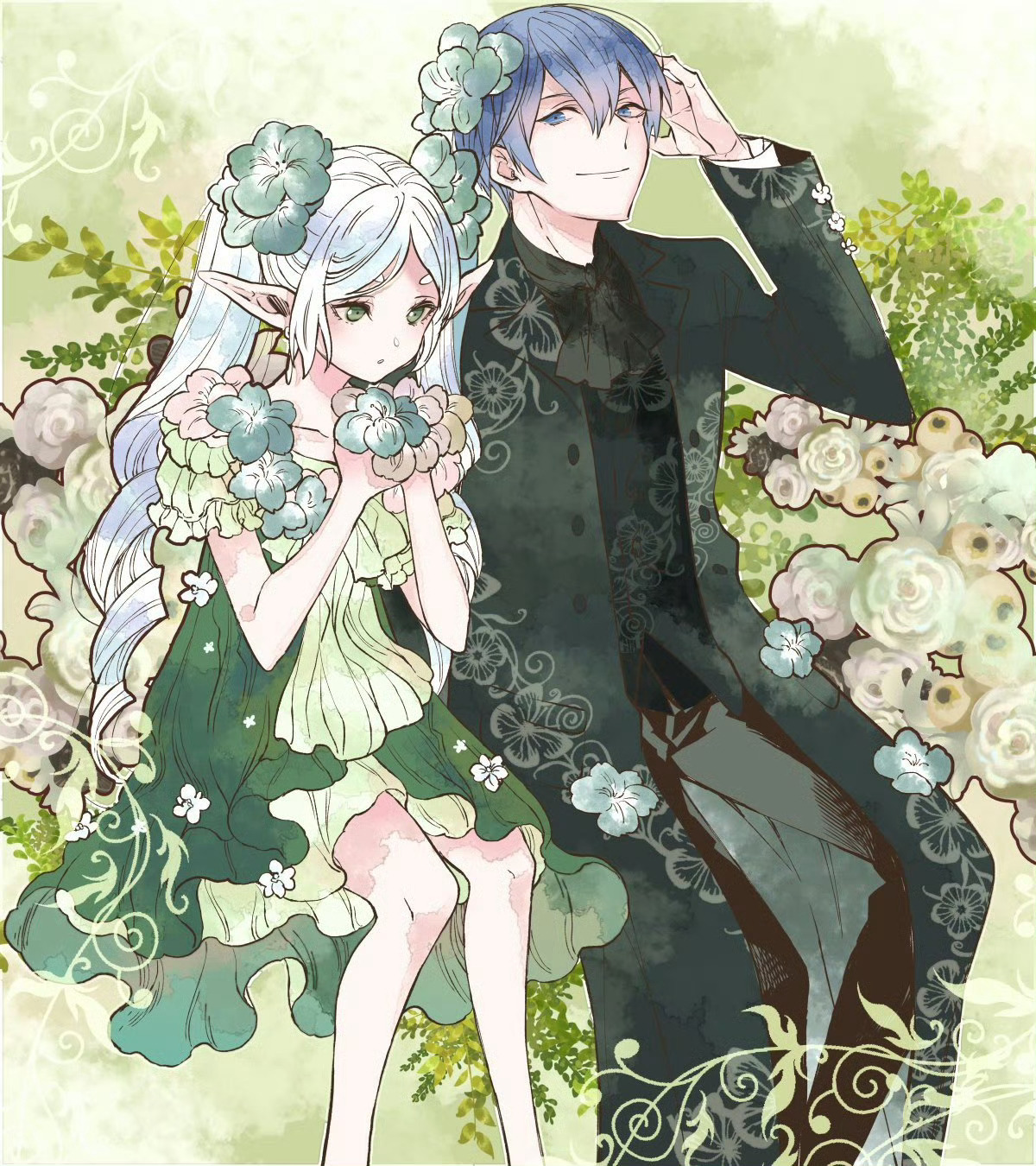#葬送的芙莉莲# 辛芙 好爱小情侣啊！！！[相爱][相爱]（x:kazanori