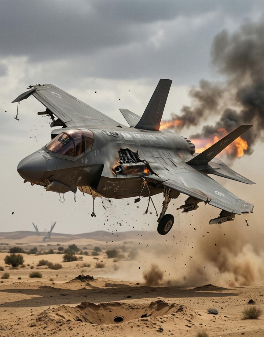 金身告破？F-35疑遭伊朗火力逼停，美军的“隐形神话”这下有点兜不住了。

据C