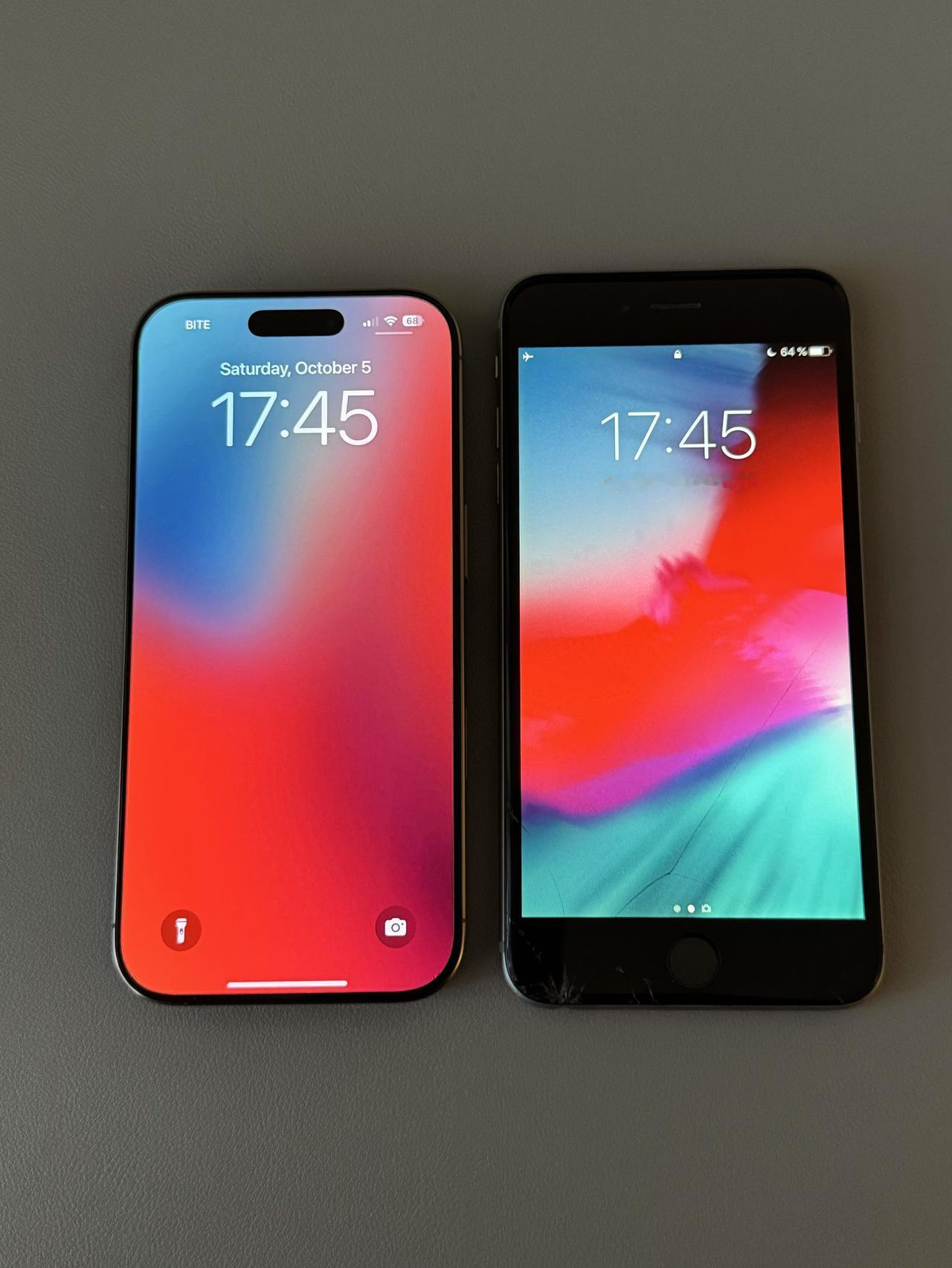 跨越10年的对比，iPhone6Plus和iPhone16Pro，这两台机器见证