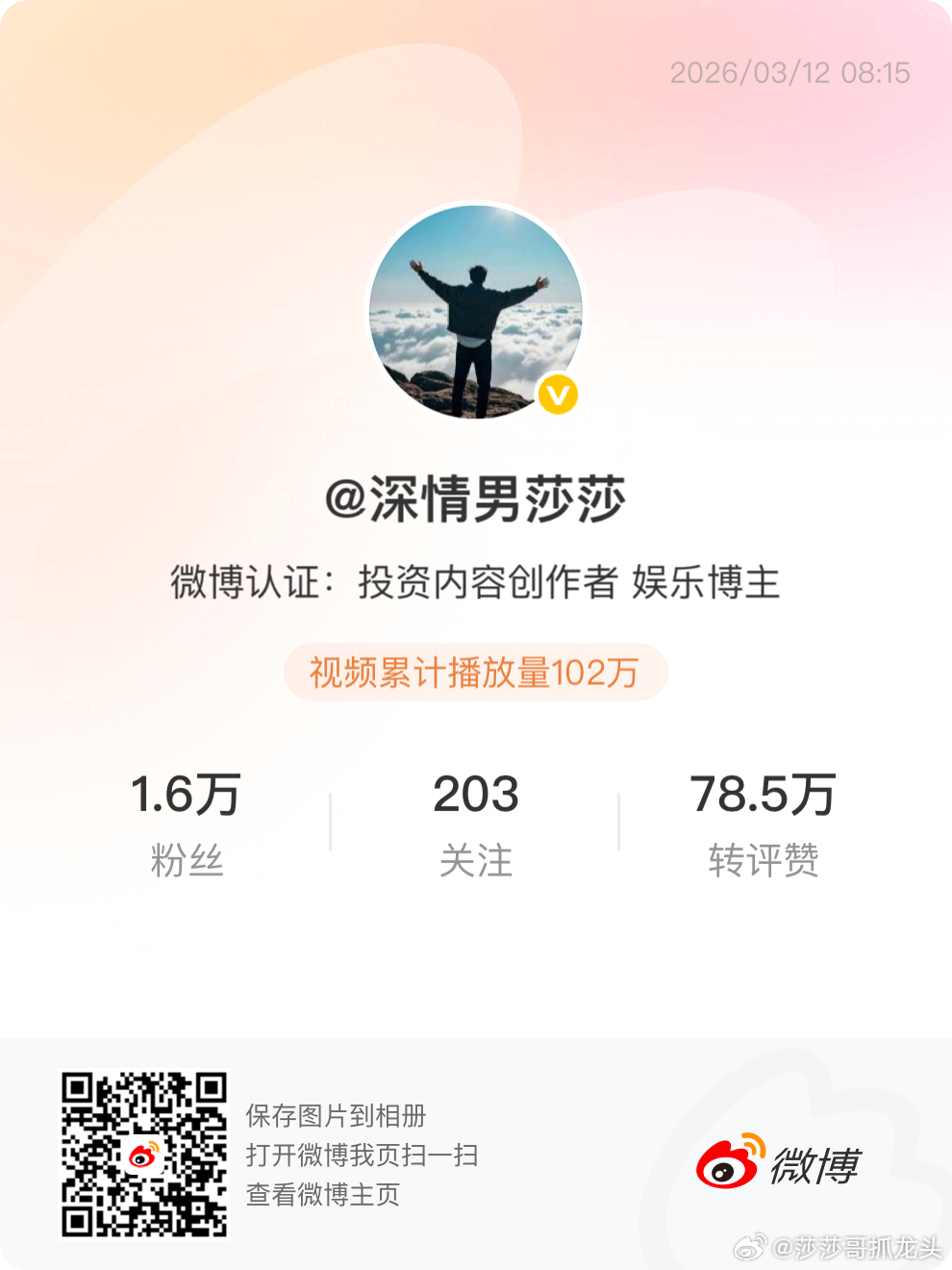 各位粉丝朋友们！这个是我的小号！以后不能发的敏感股票代码或者实盘都会在小号发！老