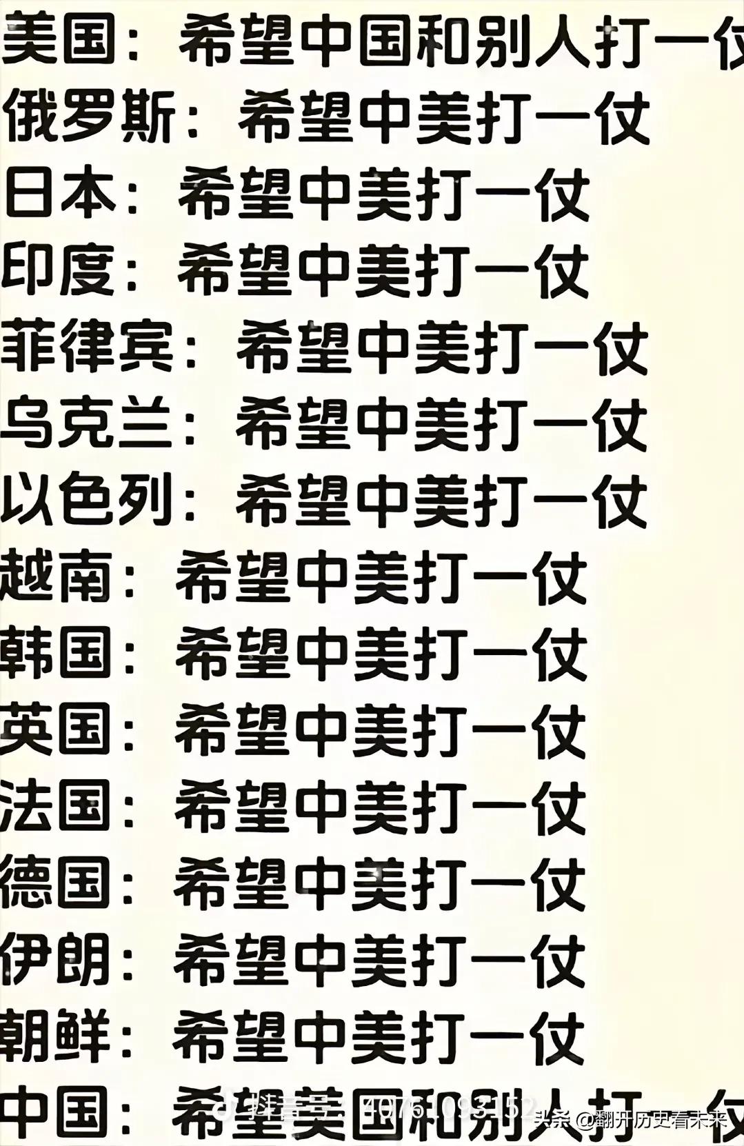 什么是中国智慧呢？

中美谁是王者 如今几乎全世界所有的国家都在希望一件事情，这