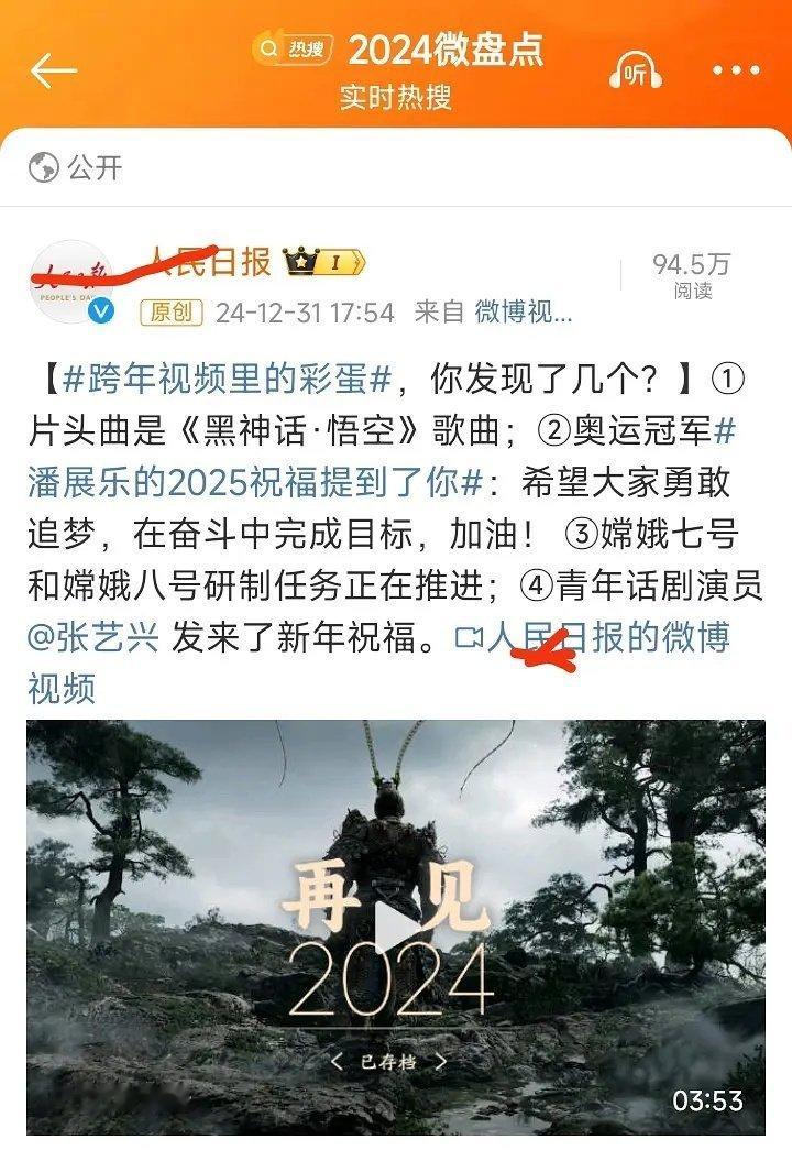 主流媒体总结的2024📣包含各个领域，其中文艺界唯一代表: 张艺兴 