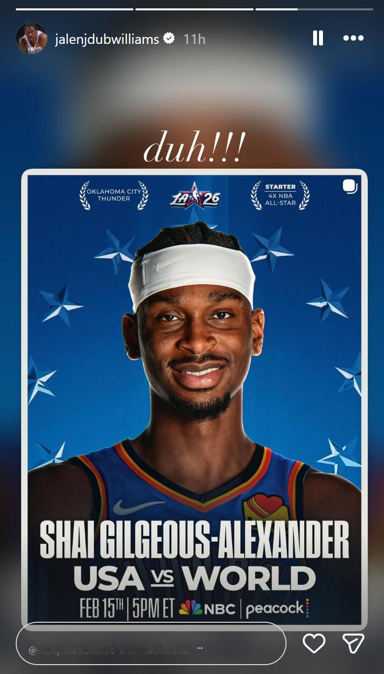 杰伦、卡鲁索等人转发祝贺亚历山大入选全明星首发，匡威官方也祝贺亚历山大！雷霆战胜