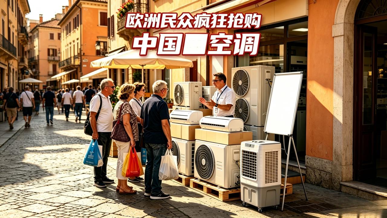欧洲人最近抢中国空调，不是因为便宜，而是那边卖空调的打法，简直是两个世界。
 