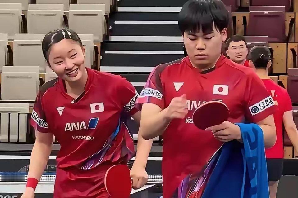 松岛辉空是有多讨论张本美和都不知道，赛场上从不捡球，从不沟通，从不商量对策，从不