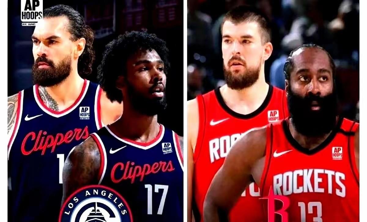 快船用哈登、祖巴茨报价火箭了！
想换小史密斯、范乔丹、亚当斯，外加三个首轮签。报