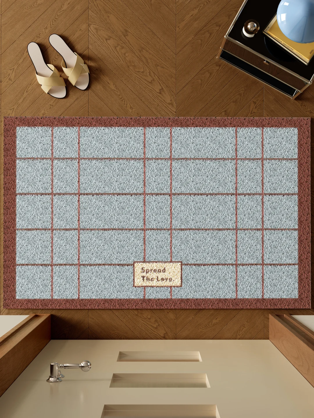 海盐蓝！玄关的盐系中古氛围感 get✨