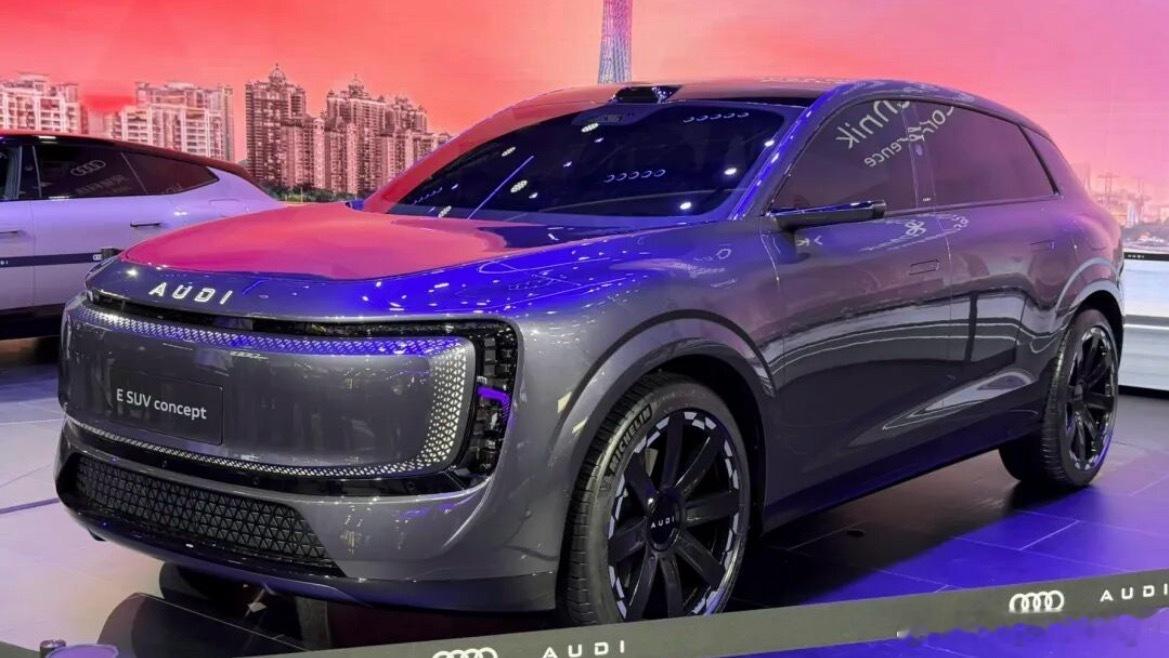 上汽AUDI E SUV概念车发布！和预测的大差不差吧800V架构，109度电池