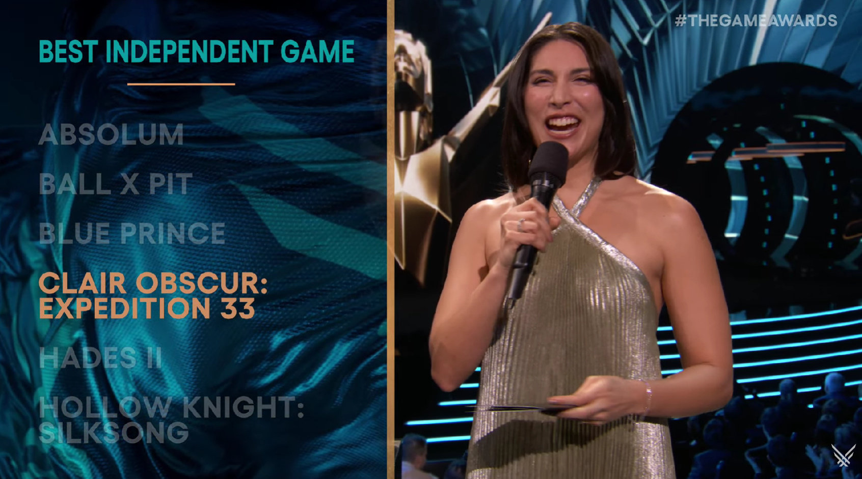 恭喜《光与影：33号远征队》获得TGA2025 最佳独立游戏。提名游戏：《绝对魔