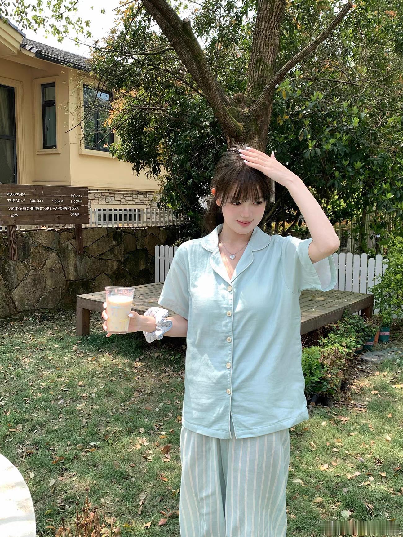 憋不住了店庆惊喜👇🏻棉纱家居服 68.8一整套（没听错哈哈哈 