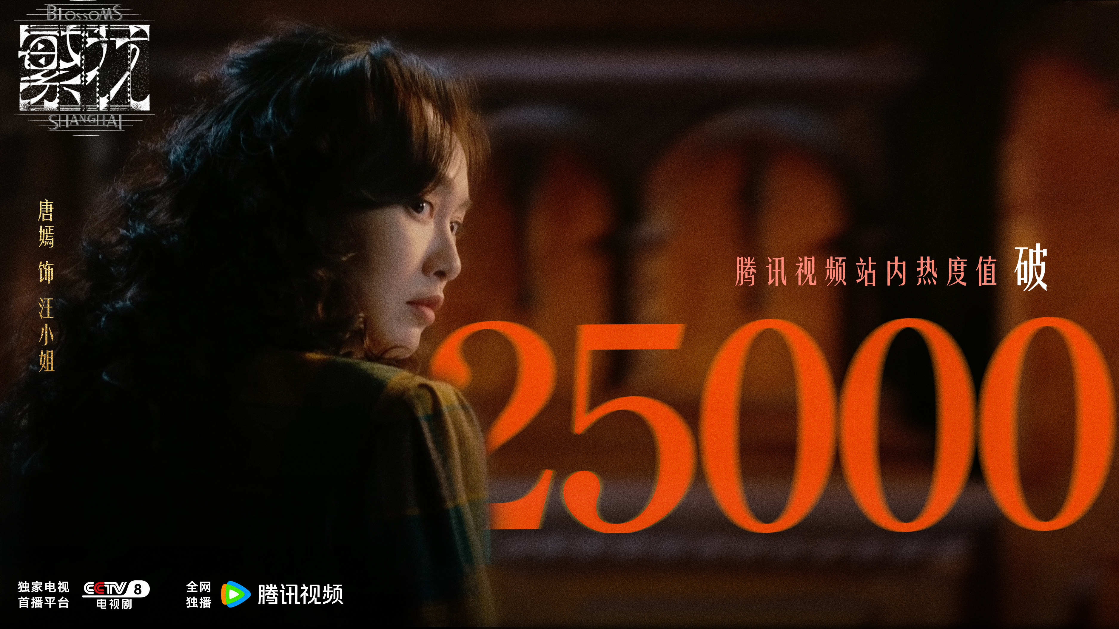 #繁花站内热度值破25000# 繁花伊始，精彩开场，继续期待汪小姐的成长之路👣