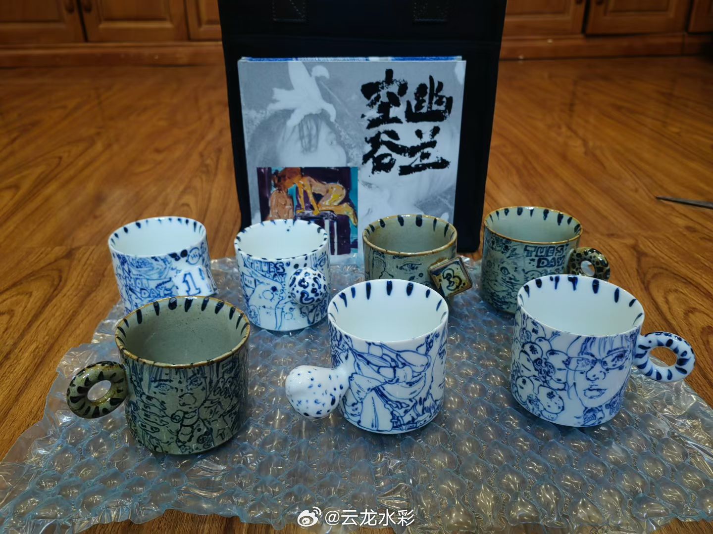 客返   星期一到星期日每天不同的杯子 