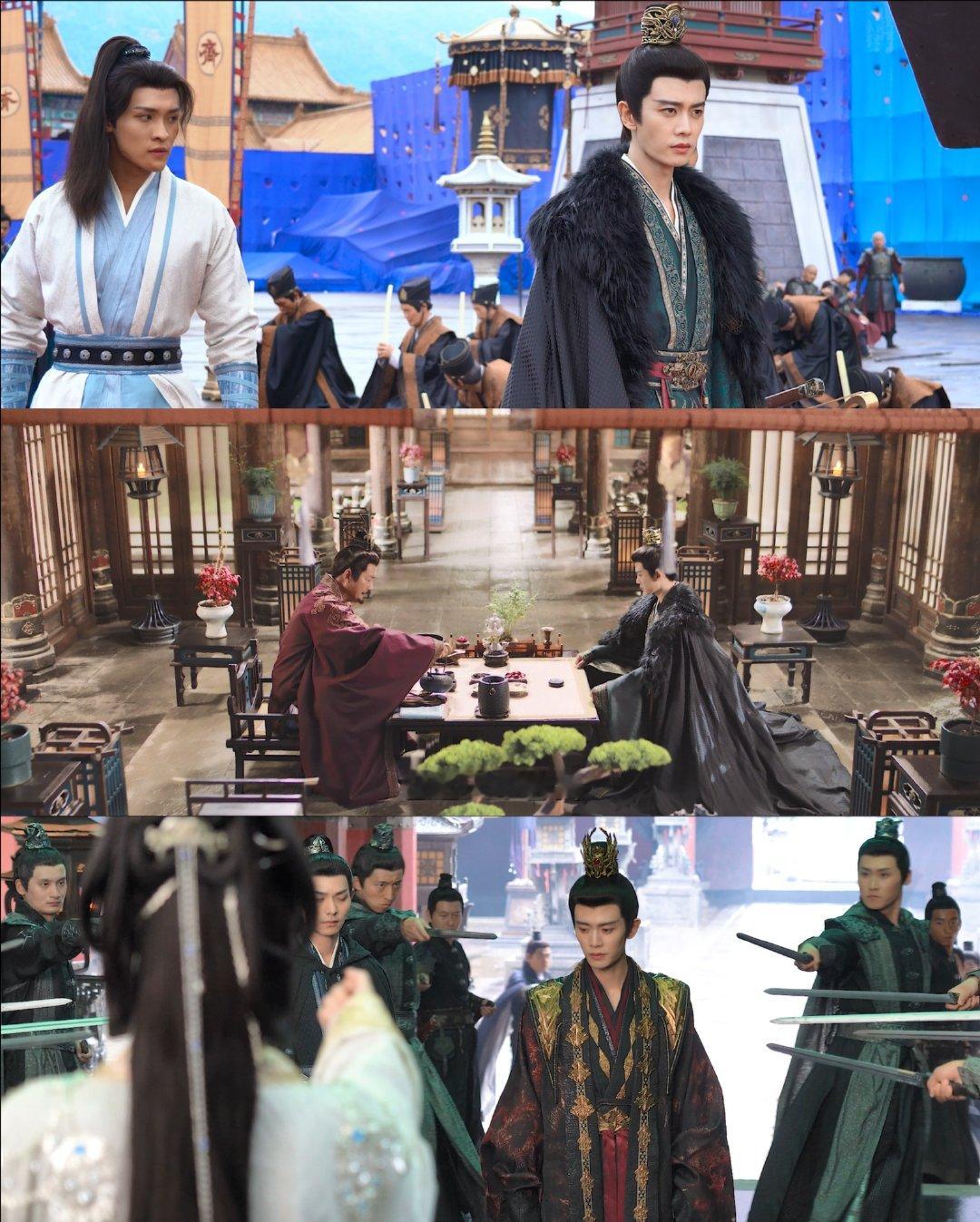 #凤凰台上官宣杀青# 天呐！任嘉伦和彭小苒的此番协作，将“在玻璃渣里找糖吃”诠释