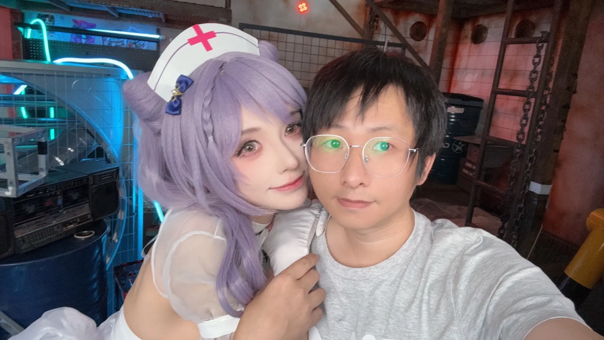 今天的拍摄花絮～是新妹妹。