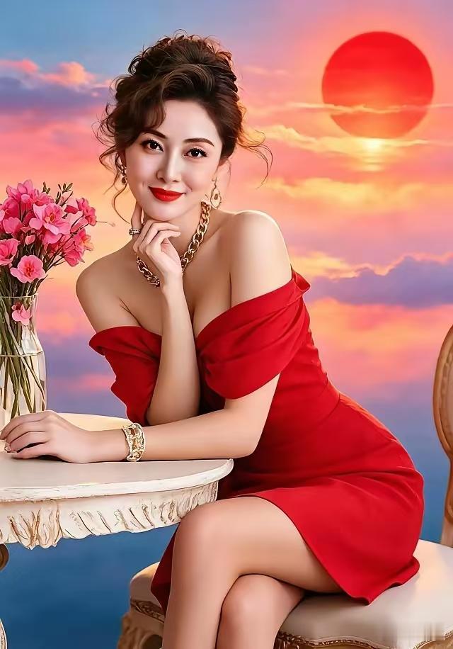 水仙子·秋韵芳姿 
韶华三九自风流，
岁月无声韵未休。
眉凝远黛青山秀，
秋波漾