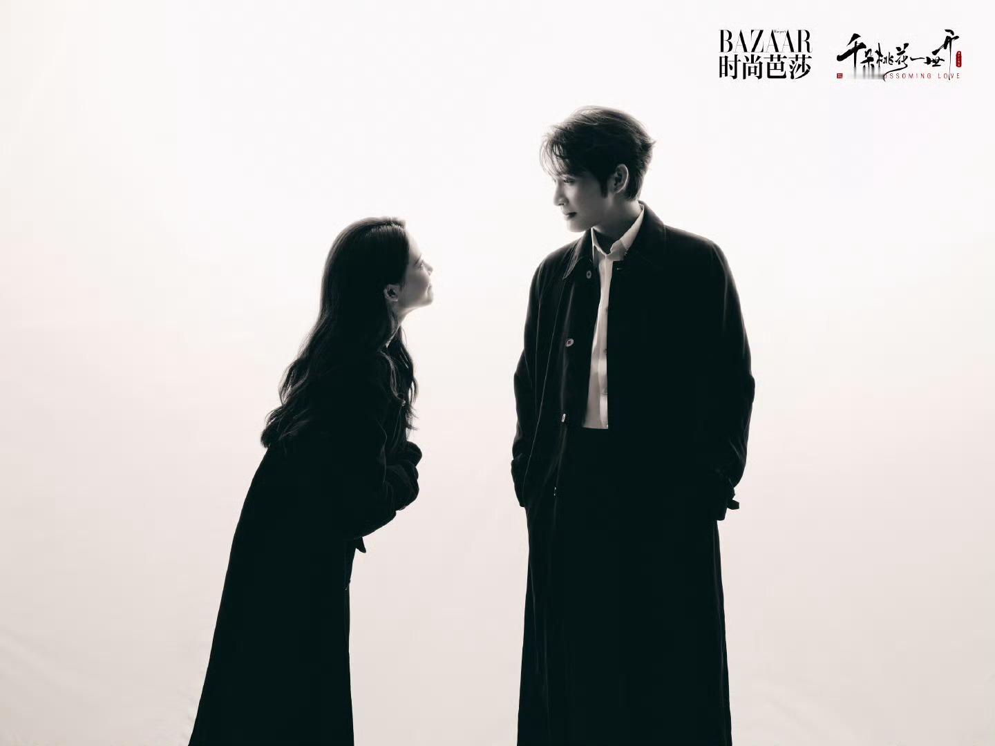 张彬彬孙珍妮桃花芭莎大片 张彬彬孙珍妮桃花芭莎大片来咯，黑白之间，定格轮回瞬间。