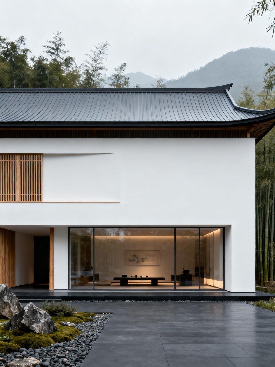 建议大家装修不要太大众  留白，才是宋式庭院最贵的地方很多人误以为，高级庭院一定