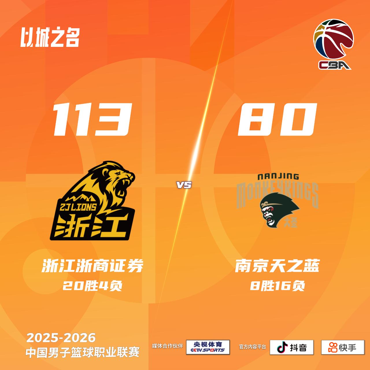浙江浙商证券 113-80 南京天之蓝广厦男篮vs同曦男篮
浙江浙商证券：塔克3