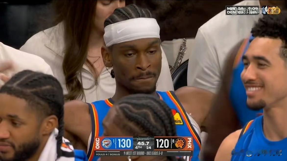 坐等湖人队！雷霆队轻松完成横扫！

今天的系列赛G4，客场作战的雷霆队以131-