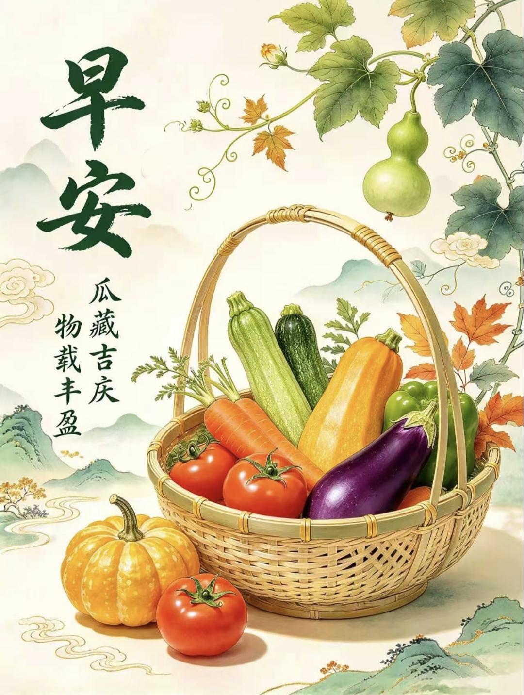 鲜果盛来金满斗，日子红火福长久。
果香飘进家门口，好运天天来相守。传统文化 传递