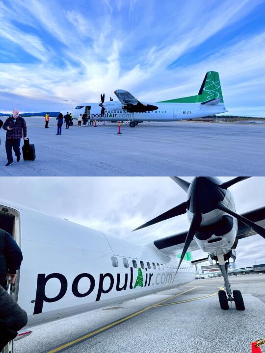 🇸🇪螺旋桨飞机初体验！