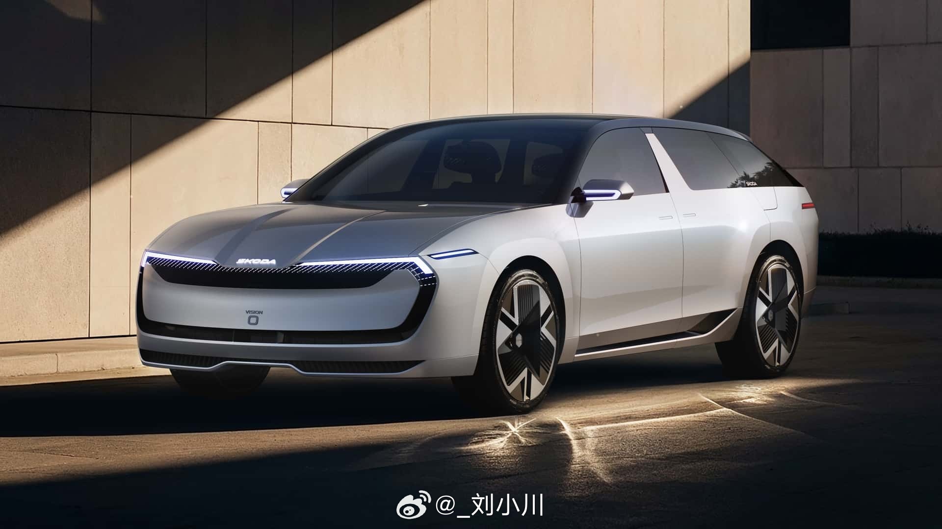 斯柯达Vision O概念车 斯柯达Vision O概念车，赋予电动瓦罐新设计，