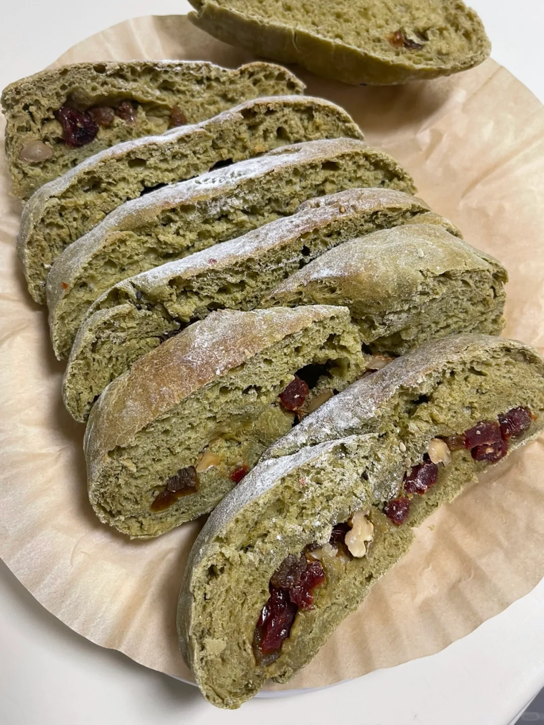 吃痩不饿瘦…快试试无添加免揉抹茶欧包