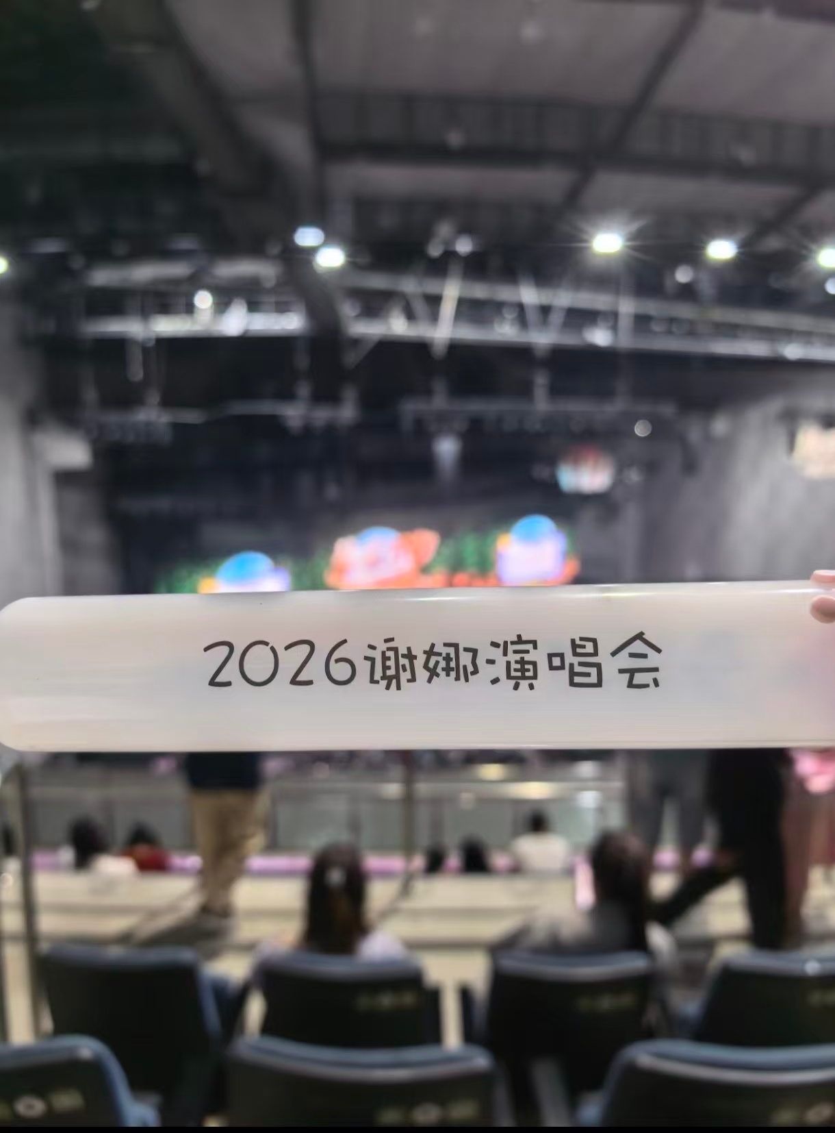 谢娜演唱会舞台谢娜演唱会现场气氛场馆里的每一盏灯都在为她而亮，每一声尖叫都是爱她