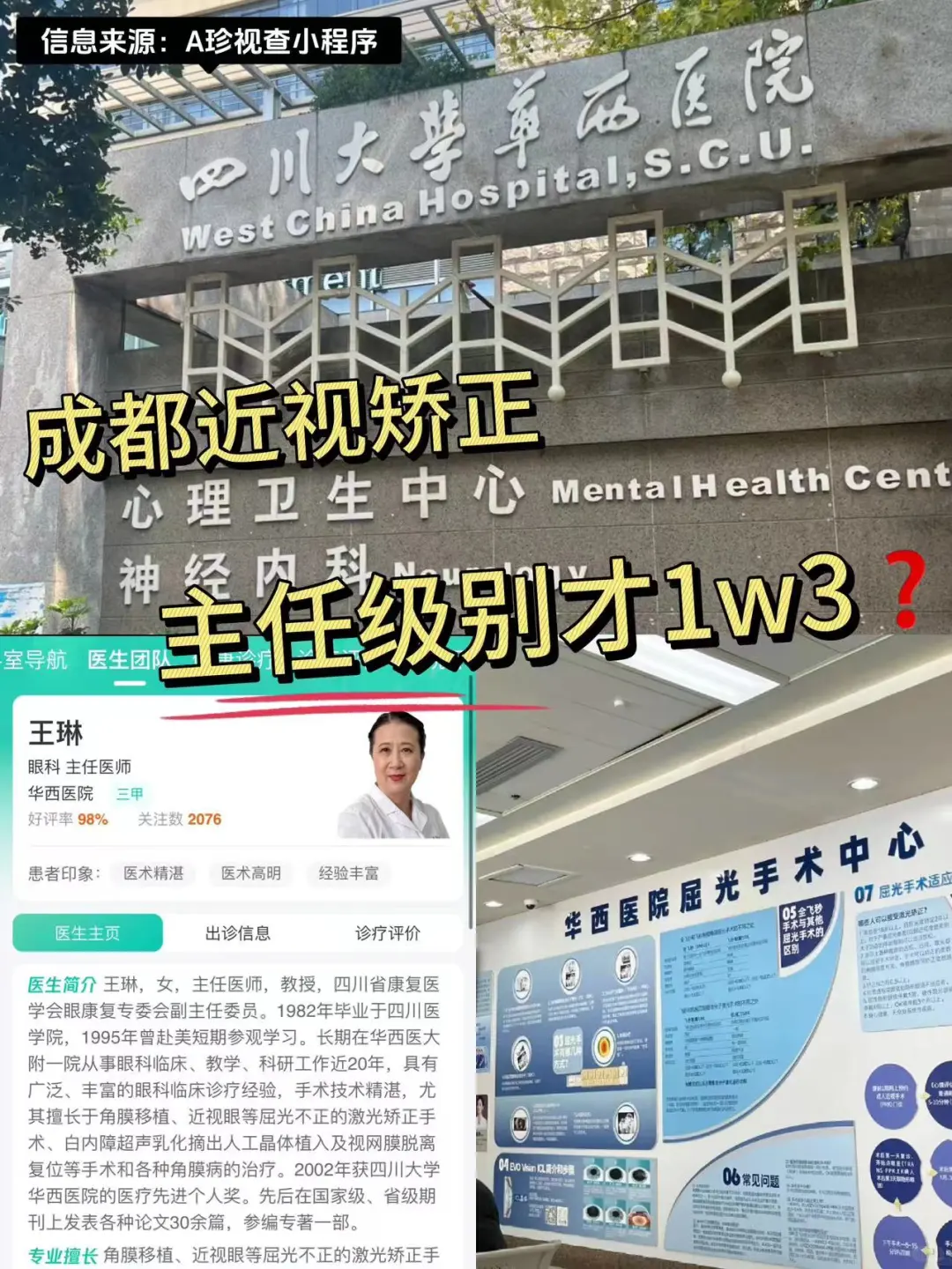 成都近视矫正，价格是被打下来了吗？