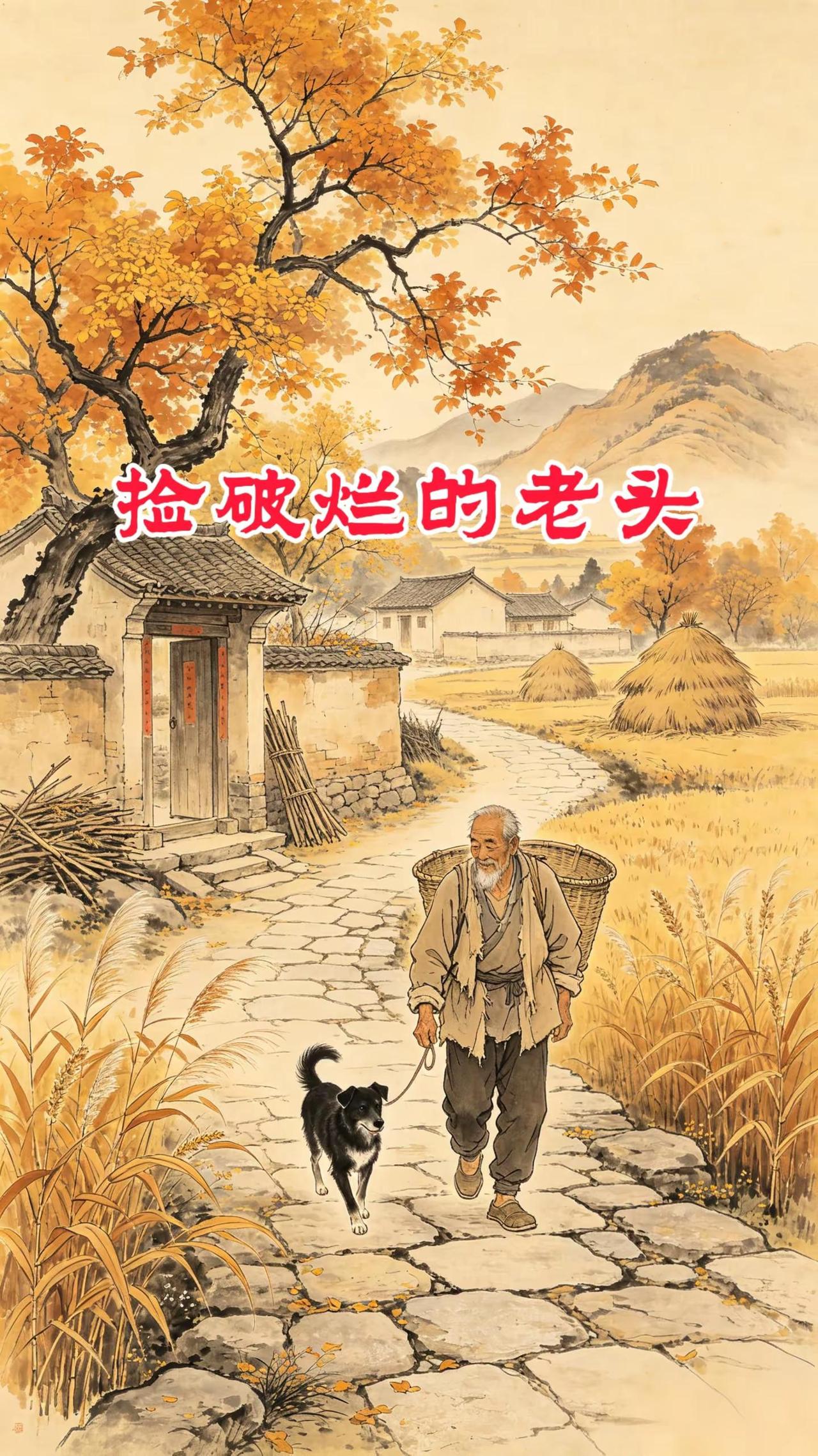 《捡破烂的老头》