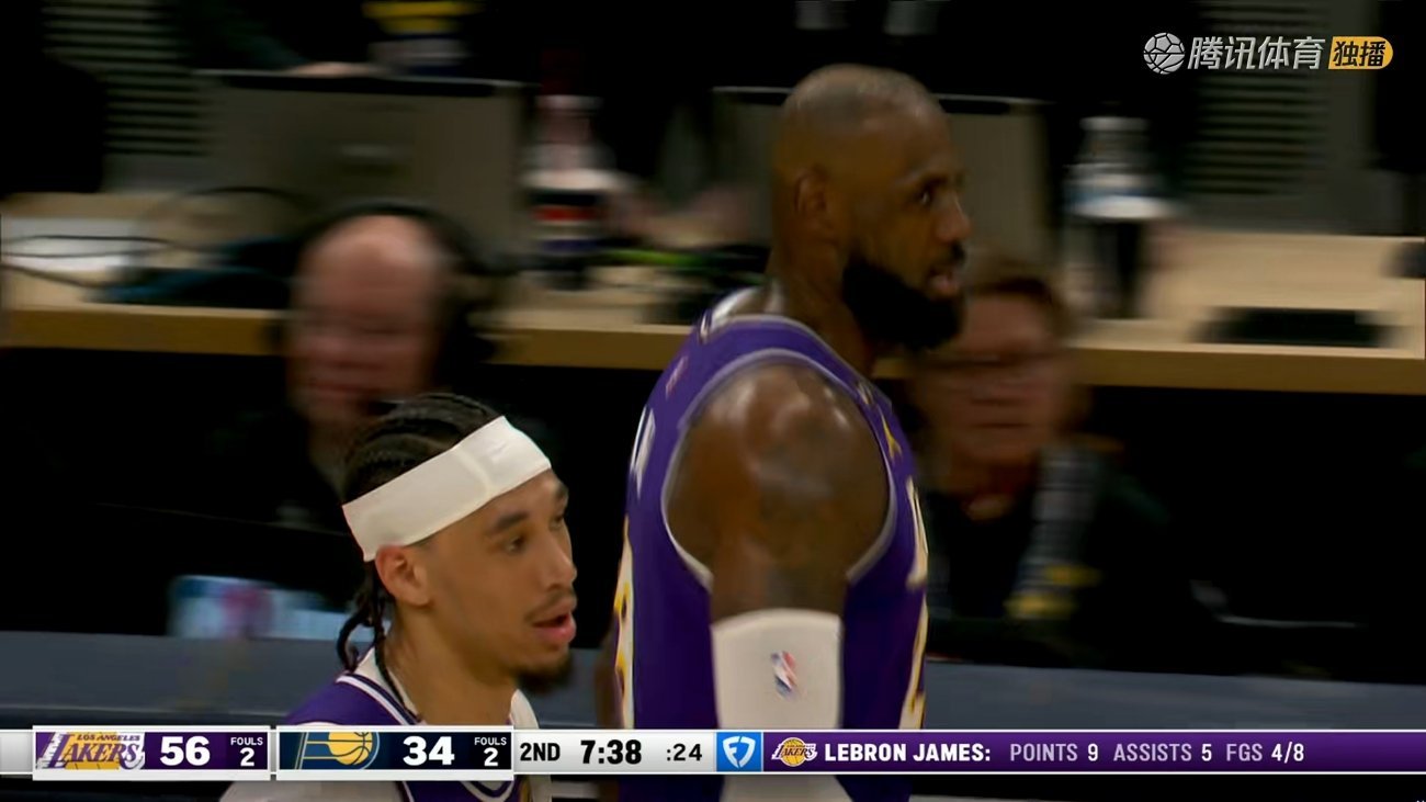 再次打停步行者！老詹带动湖人一波流🔥湖人vs步行者