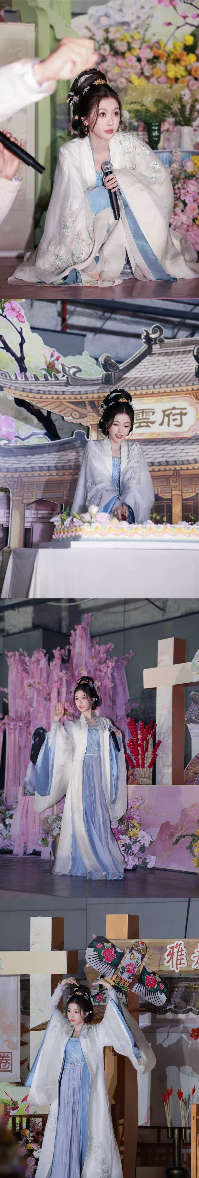 虞书欣云初令杀青晒照 云初主母来日再见 虞书欣云初令杀青晒照，云初主母来日再见，