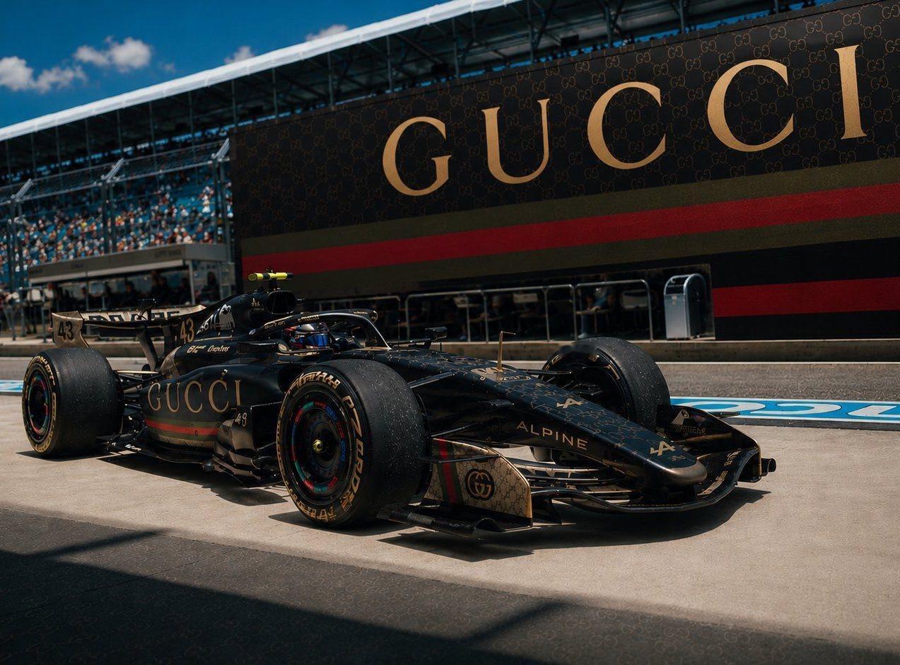 F1GUCCI 冠名alpinef1车队  官宣： Gucci 将从明年开始成为