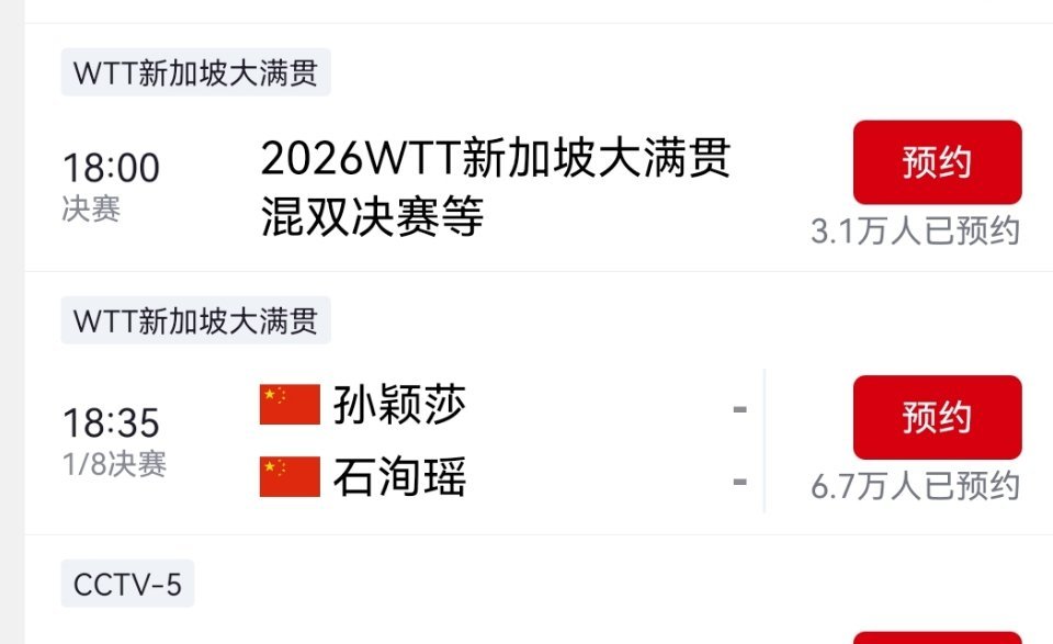 孙颖莎石洵瑶上演国乒内战轻松欣赏比赛啦！莎莎稳中有凶，石洵瑶敢打敢拼，每一分都会