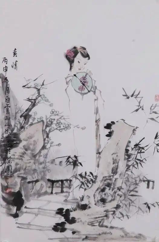 上联：幽园小道红颜步
下联：[玫瑰]

网络图片/诚谢侵删