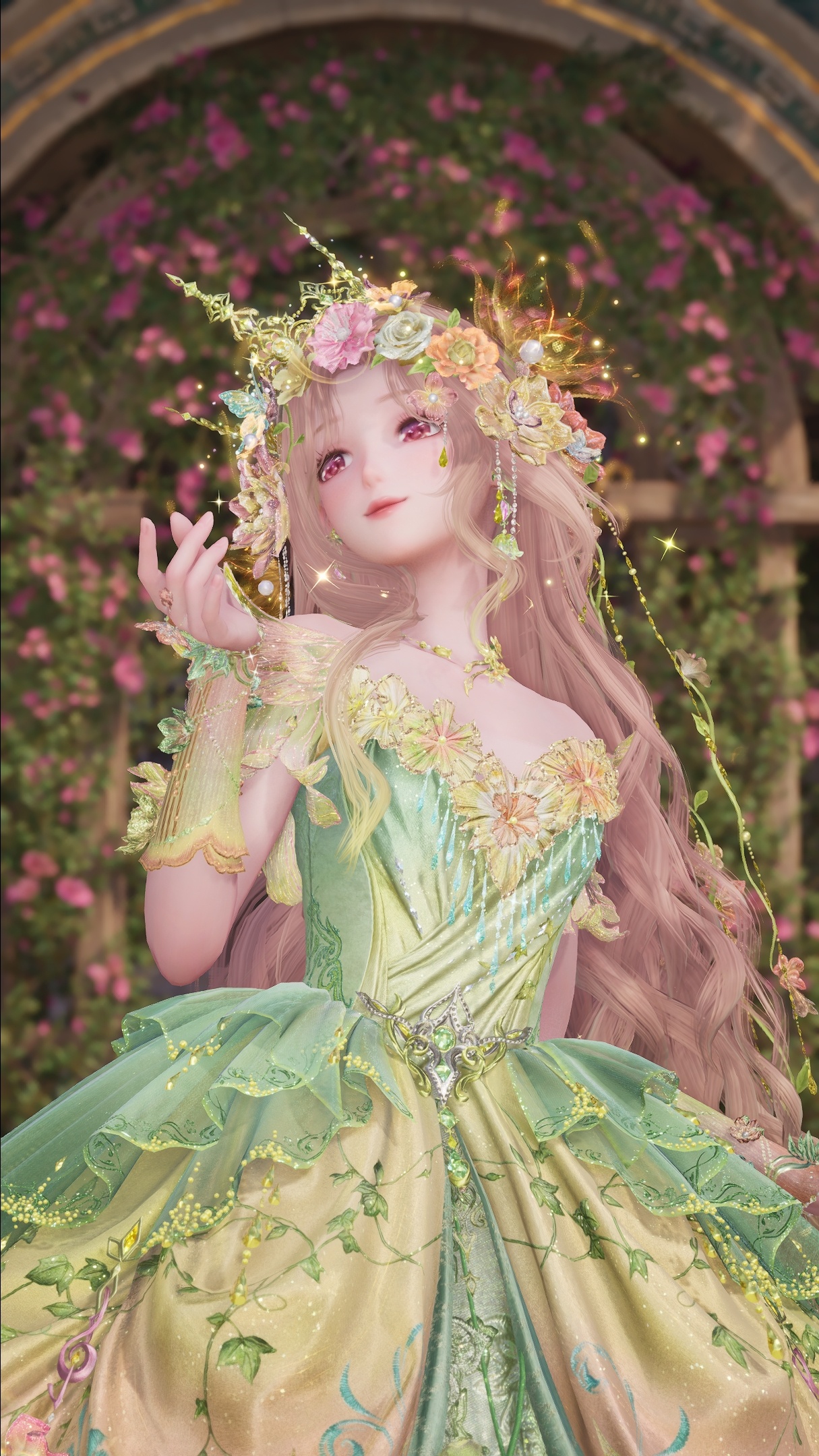 坠入伊甸园绮境她是童话 是油画般的少女🍃无限暖暖摄影家|无限暖暖黄金尘|夏日游