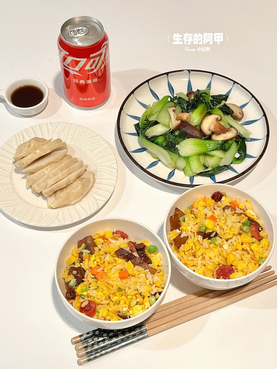 二人食🍚剩饭这么做‼️腊味蛋炒饭快手又好吃